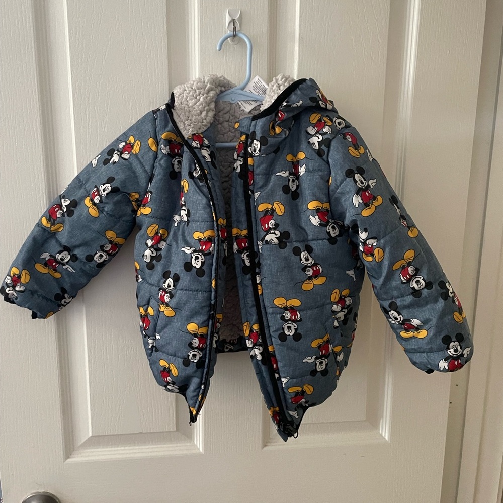 Mickey Mouse Puffer Jacket for Toddler Boys